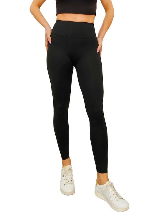 Yoga Γυναικείο Κολάν Push Up Black