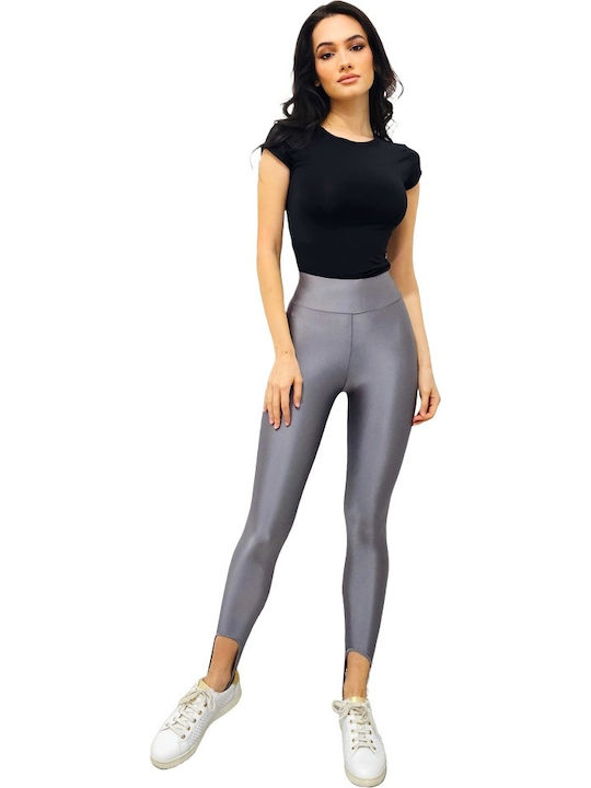 Training Γυναικείο Μακρύ Κολάν Satin Gray