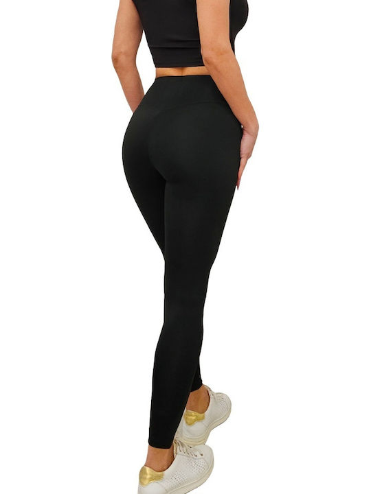 Yoga Γυναικείο Κολάν Push Up Black
