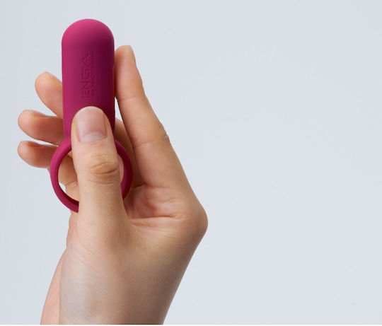 Tenga SVR Vibe Ring Вибриращ Пръстен Петел Силикон Червен