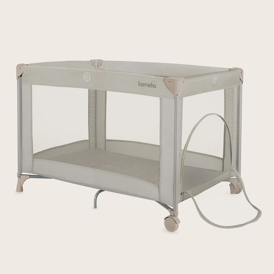 Lionelo Playpen with Mattress Beige 70.5x100.5cm
