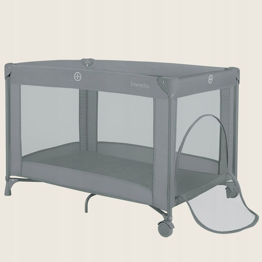 Lionelo Playpen with Mattress Gray 70.5x100.5cm