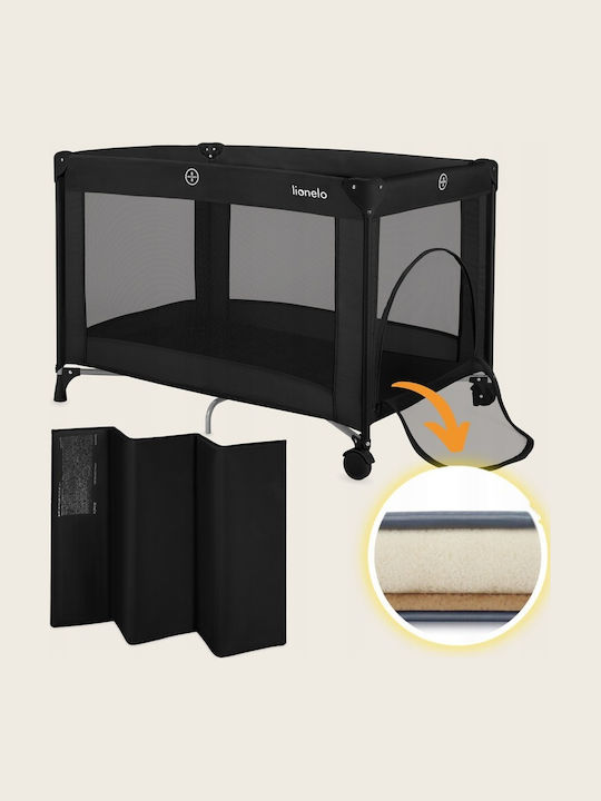 Lionelo Playpen with Mattress Black