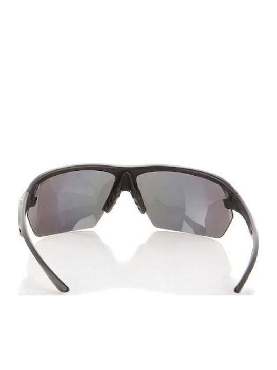 Goggle Unisex Γυαλιά Ηλίου με Λευκό Κοκκάλινο Σκελετό και Πολύχρωμο Polarized Καθρέφτη Φακό