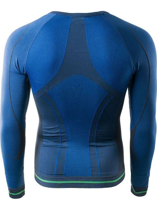 Brugi Herren Thermo Langarmshirt Blau