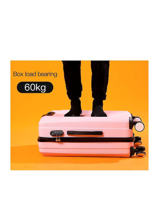 Kourk Mittlere Hartschale Koffer Grau mit 4 Rädern Höhe 63cm