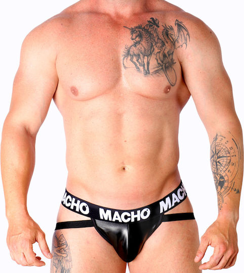 Macho Underwear Jockstrap Μαύρο