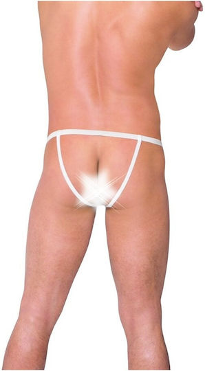 Softline 4506 Men's Shiny Thong White