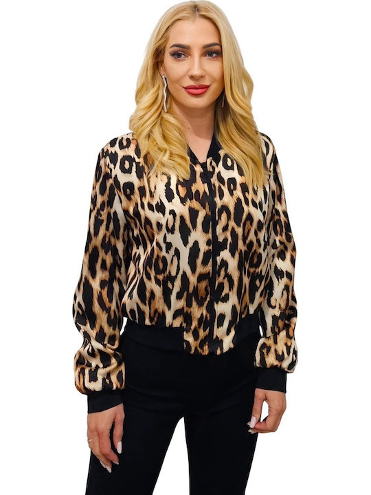 Jacke Bomber Beige