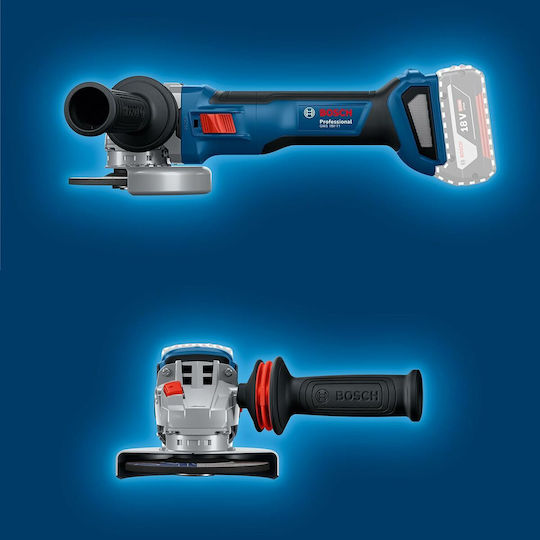 Bosch GWS 18V-11 Τροχός 125mm Μπαταρίας 18V Solo