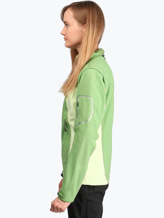 Kabru Sw Softshell Jachetă Dama Fără Mâneci Verde