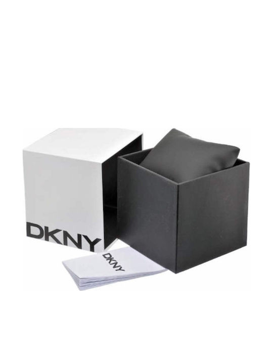 DKNY Women's Watch with Pink Gold Metal Bracelet