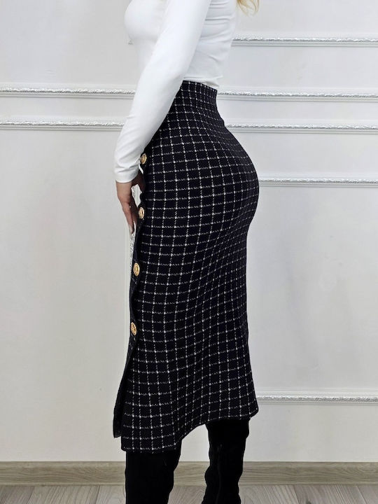 Maxi Rock Umschlag Black-white