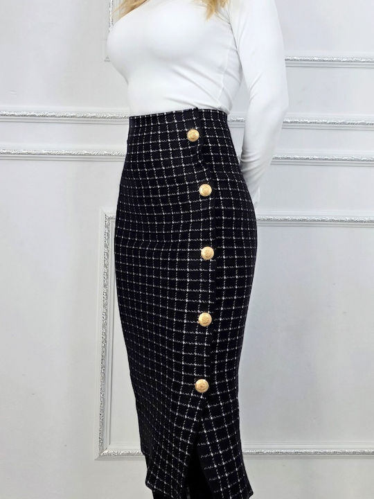 Maxi Rock Umschlag Black-white