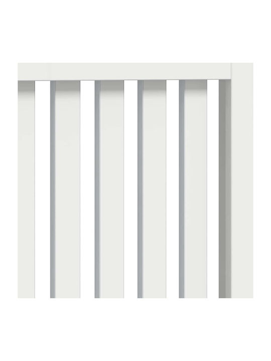 vidaXL vidaXL Particleboard White Radiator Cover