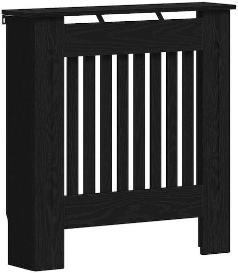 vidaXL vidaXL Radiator Cover from Particleboard Black 78x19x81.5cm