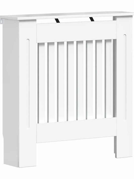 vidaXL Heizkörperabdeckung aus Spanplatte Weiß 78x19x81.5cm
