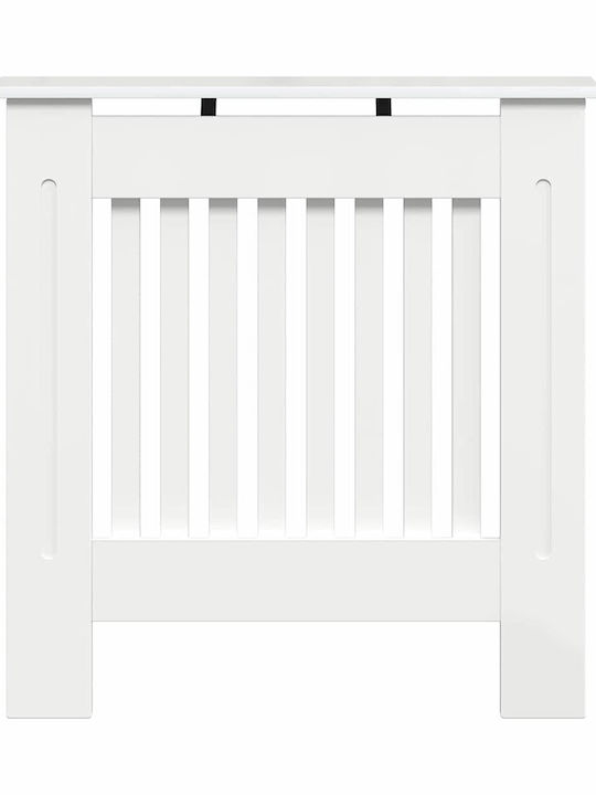 vidaXL Heizkörperabdeckung aus Spanplatte Weiß 78x19x81.5cm