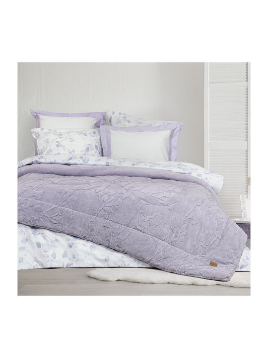 Nima Duvet Cover Single 160x220cm Elara Lila 720 GSMGsm
