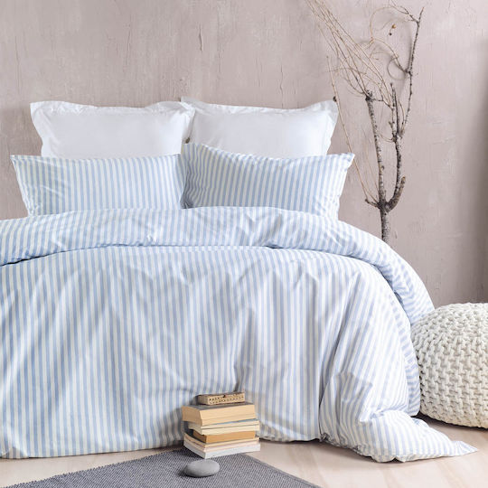 Rythmos Bettdecken-Set Einzelbett 160x240cm Diva Eloise Blue 2Stück