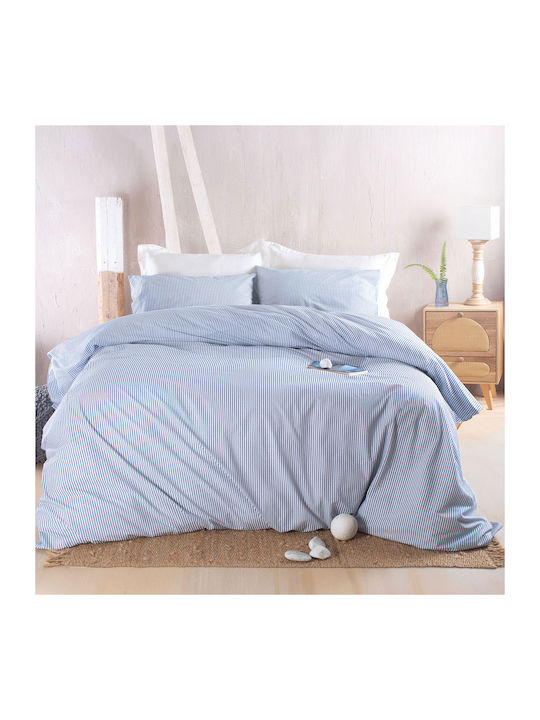 Rythmos Duvet Set Single 160x240cm Motiv Dark Blue 2pcs 380 GSMGsm