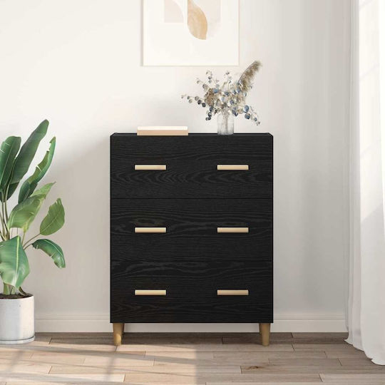 Μπουφές Ξύλινος με Συρτάρια 34x69.5x90cm