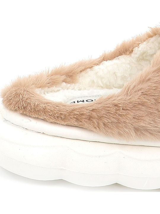Kinderhausschuhe Beige
