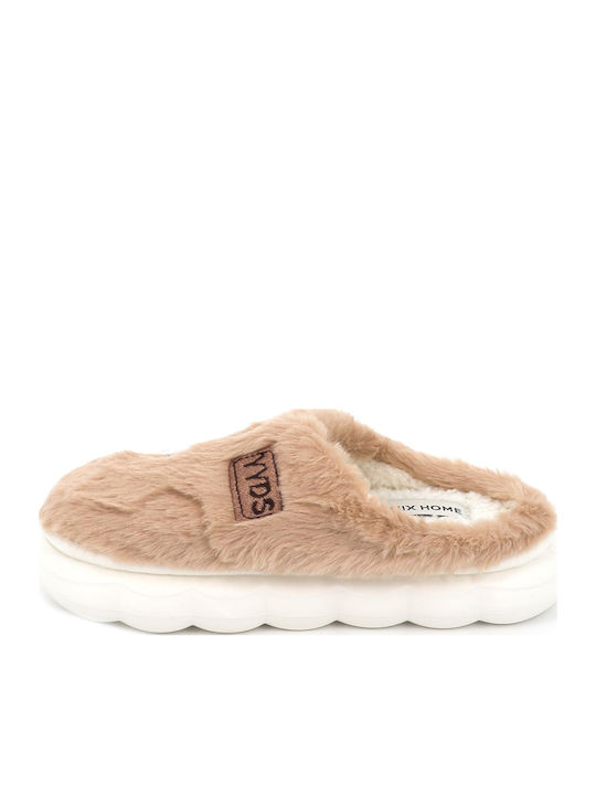 Kinderhausschuhe Beige