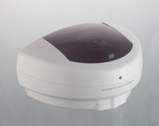 Dispenser Liquid Soap Disinfectant Photocell 500ml White Inter Ceramic 6688