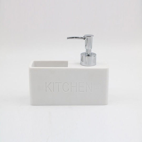 Inter Ceramic Dispenser Κουζίνας Κεραμικό Λευκό