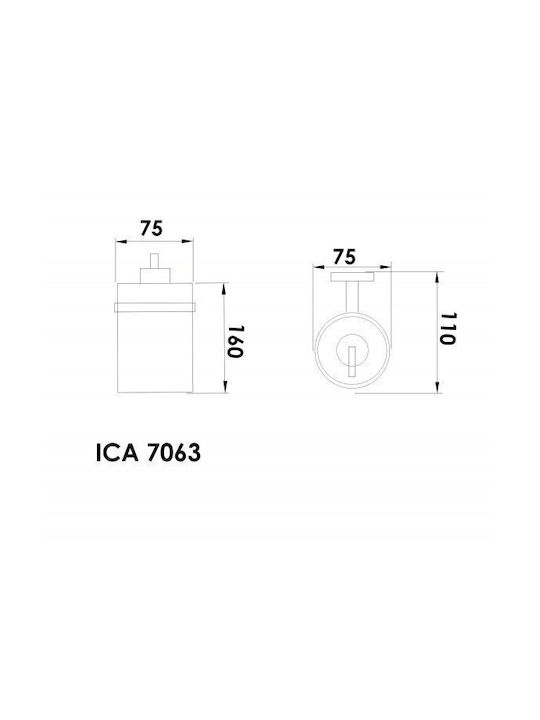 Inter Ceramic Dispenser Γυάλινο
