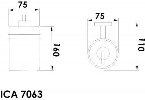 Inter Ceramic Dispenser Γυάλινο