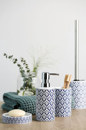 Wenko Lorca Dispenser Κεραμικό Μπλε 360ml