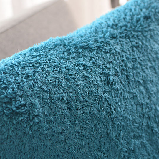 Sofa Cushion S-f Montreal Fleece Petrol Blue 50x50cm