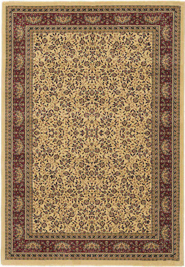 Isexan Teppich 8322 Beiges Breite 80cm Zuschnitt nach Maß