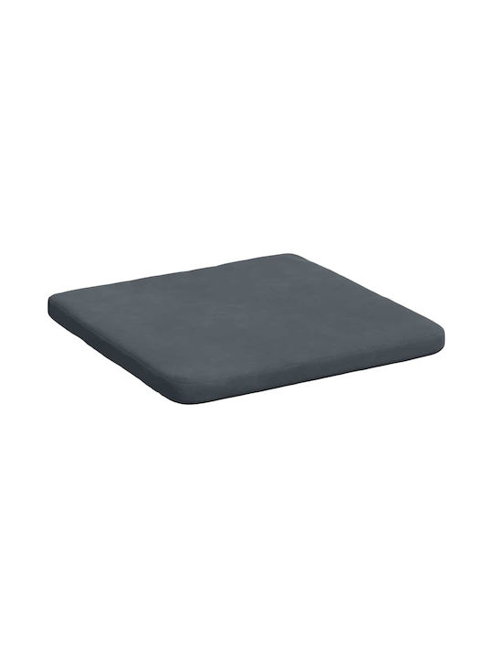 vidaXL Velvet Gray Sofa Cushion 40x40cm