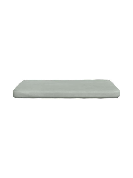 vidaXL Sofa-Kissen aus Samt Grau 40x40cm