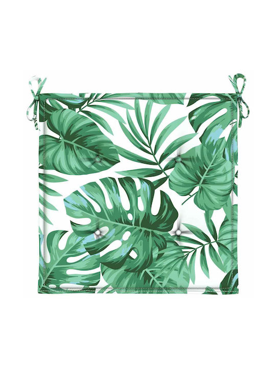 vidaXL vidaXL Gartenstuhlkissen Grün 4 Stück 50x50cm