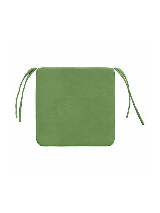 vidaXL Velvet Green Sofa Cushion 40x40cm
