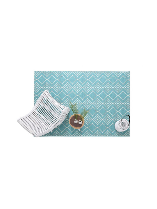 Royal Carpet Flox 47 Teppich Rechteckig Sommer Korbweide Light Blue