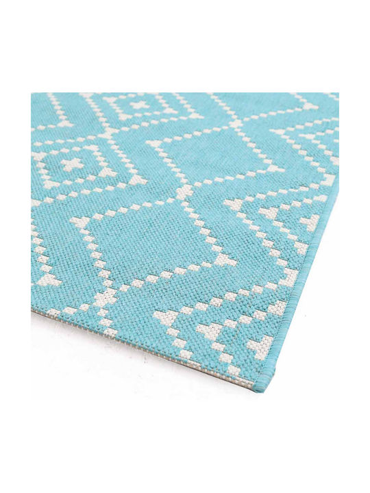 Royal Carpet Flox 47 Teppich Rechteckig Sommer Korbweide Light Blue