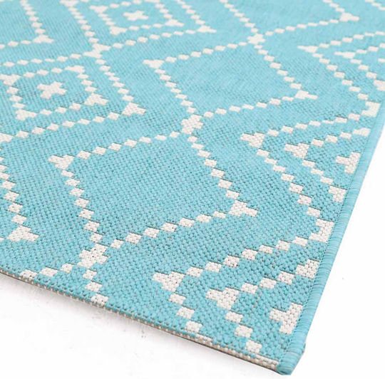 Royal Carpet Flox 47 Covor Rectangular Din paie albastru deschis