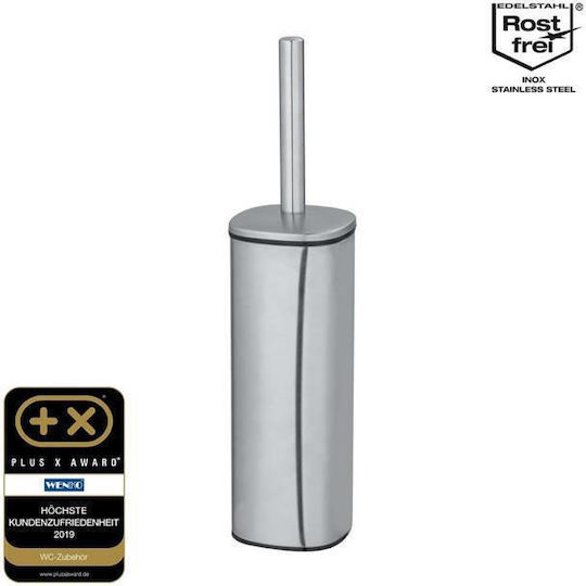 Wenko Alassio Inox Πιγκάλ Μπάνιου Ασημί