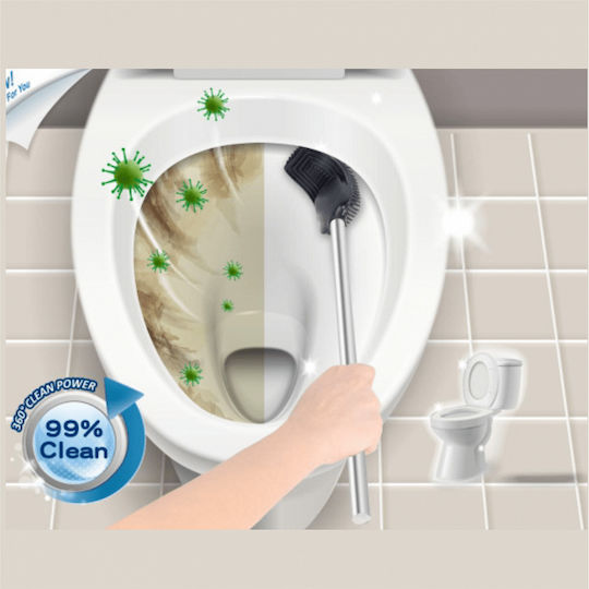 Inter Ceramic Πλαστικό Σετ Πιγκάλ και Καλαθάκι Μπάνιου 6lt Λευκό