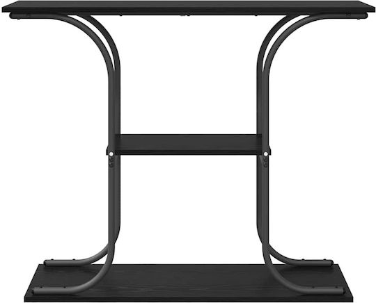 Конзолна маса от Дърво & Метал Black Oak Д101xШ35xВ80.5cm