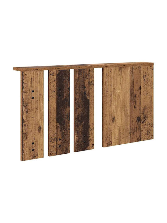 Eingangsmöbel mit Spiegel & Garderobe Παλαιό Ξύλο 85x10x45cm