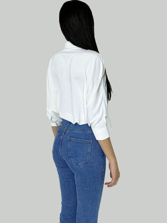Women's Long Sleeve Shirt White