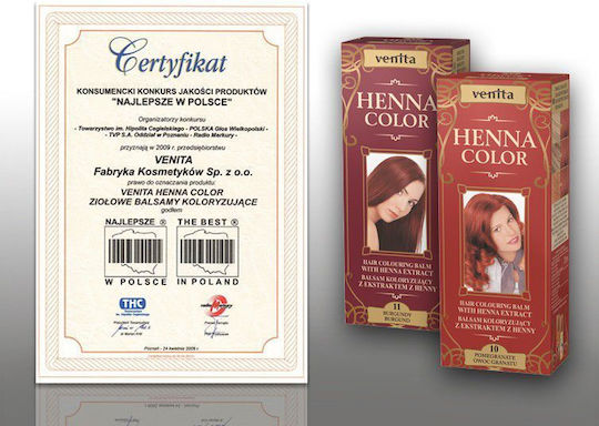 Venita Venita Hair Dye Henna No Ammonia Flaming Orange 75ml