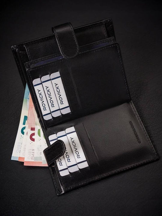 Leather Men's Wallet Black