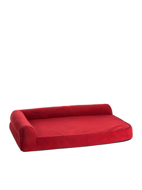 Karlie Orthopädisches Hundebett Sofa Burgundisch